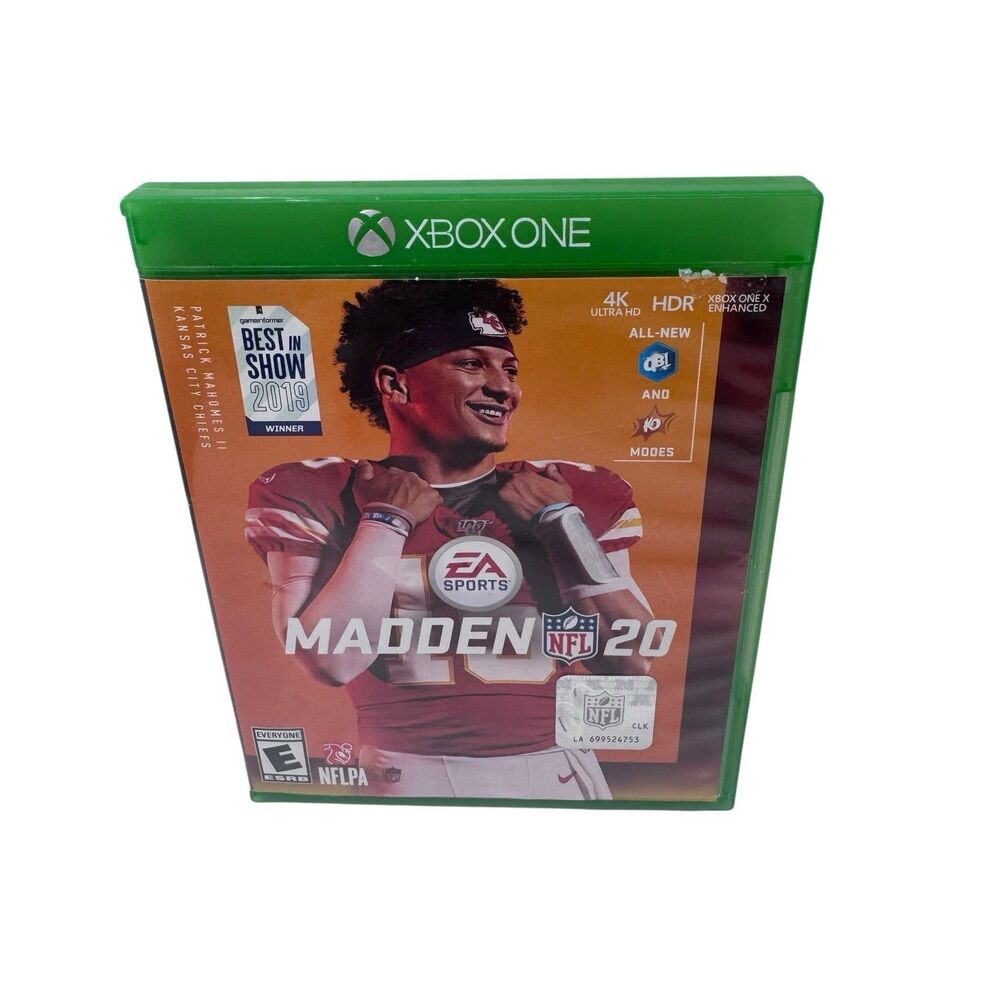 John Madden NFL 20 - Microsoft Xbox One - Football Video Game Patrick Mahomes